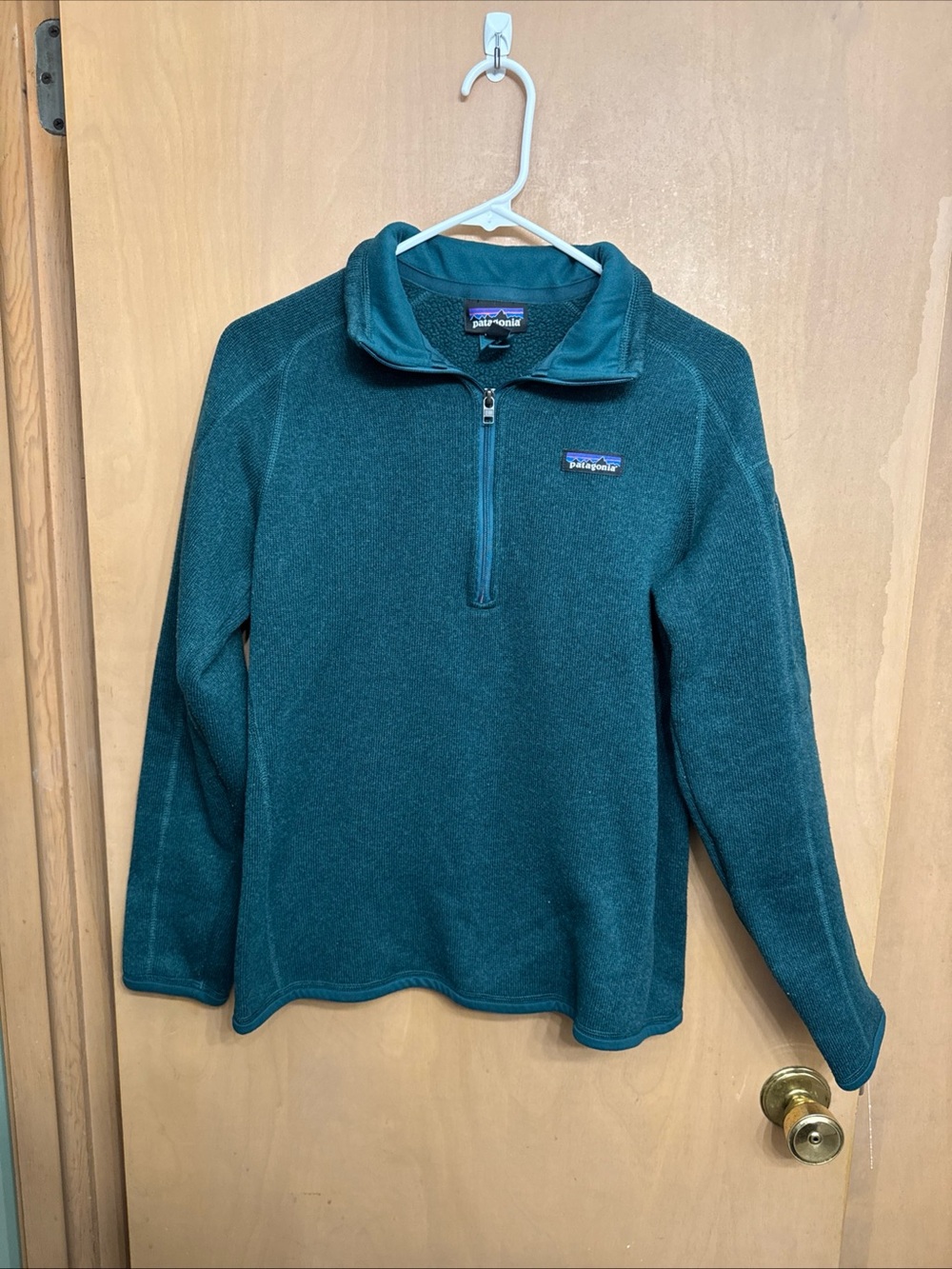 Patagonia Pine Green Quarter-Zip Fleece Pullover